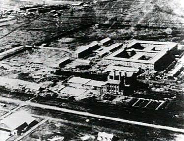 Fotografía aérea del complejo del Escuadrón 731