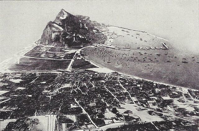 Gibraltar durante la guerra, fue una de las Bases fundamentales de los británicos