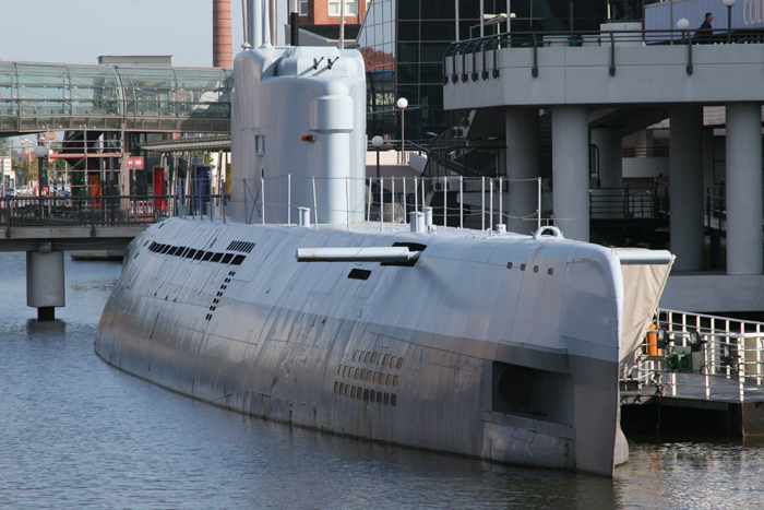 Submarino alemán Wilhelm Bauer del Tipo XXI, similar al hallado hundido