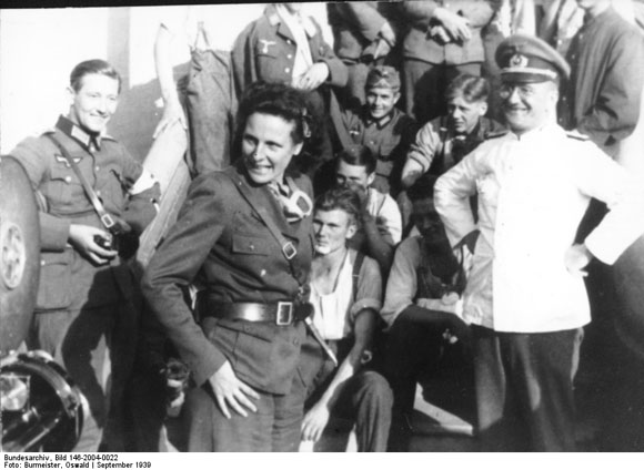 Leni Riefenstahl en Polonia en 1939