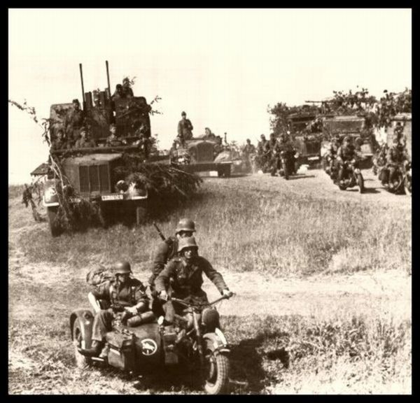 Kradschützen del 24º Panzerdivision en Stalingrado