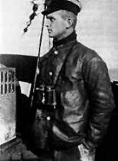 Karl Dönitz como oficial de guardia del U-39