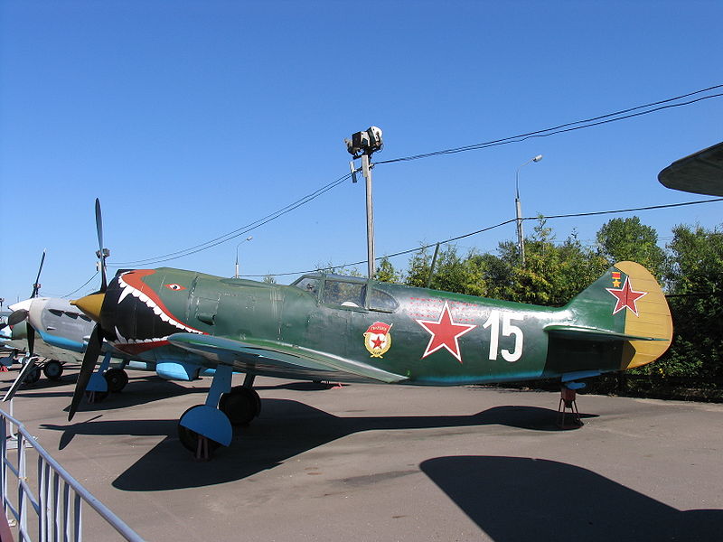 Un avión de caza soviético Lavochkin La 5, el tipo con el que Lídiya obtuvo sus primeras victorias