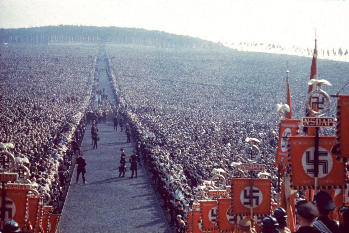 Manifestación nazi en 1937