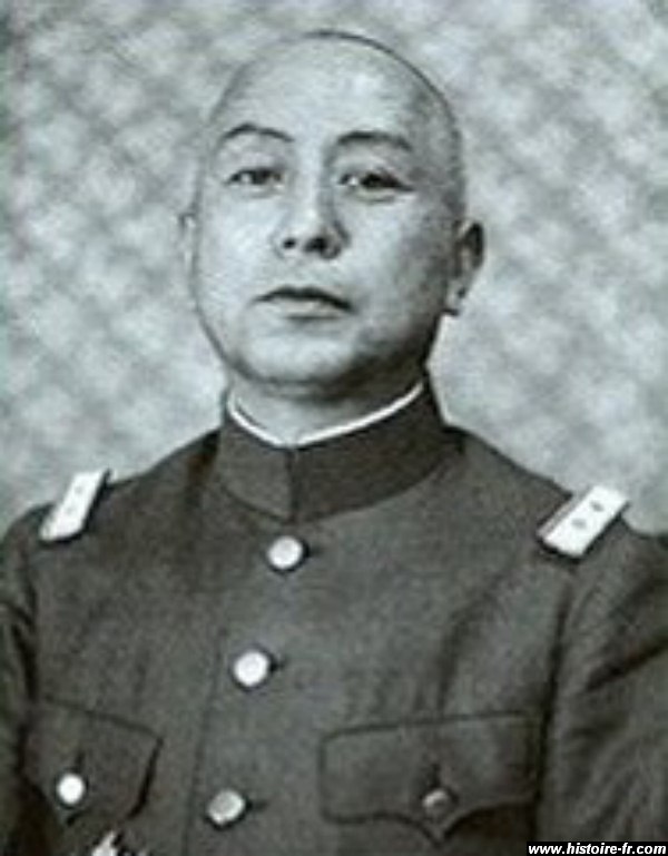 Umezu, Yoshijiro. Ministro de Guerra. Culpable, condenado a cadena perpetua