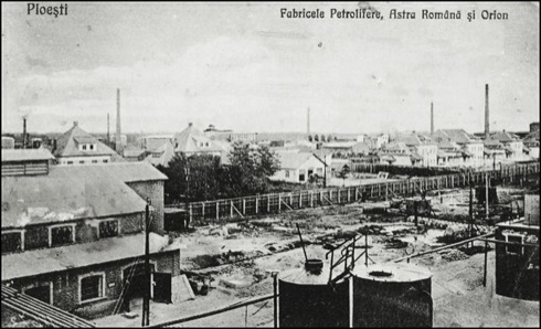 Refinería Astra Romana de Ploiesti, en 1924