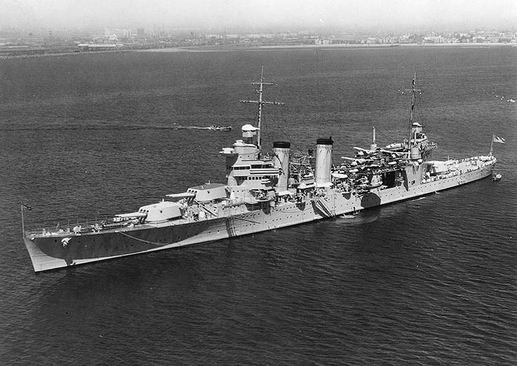 USS Astoria en la década de los 30