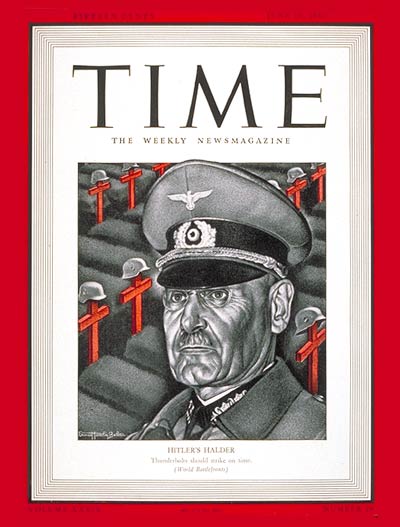 Portada de la revista TIME en la última semana de junio de 1941