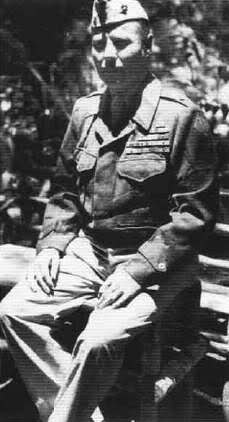 Coronel Herman Hanneken comandante del 7º Regimiento de Marines