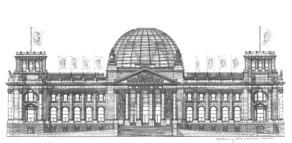Dibujo de Reichstag