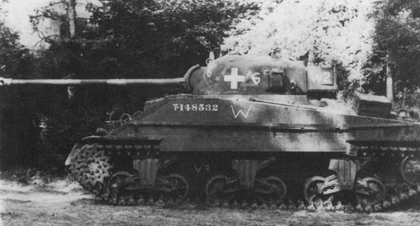 Sherman Firefly capturados por los alemanes