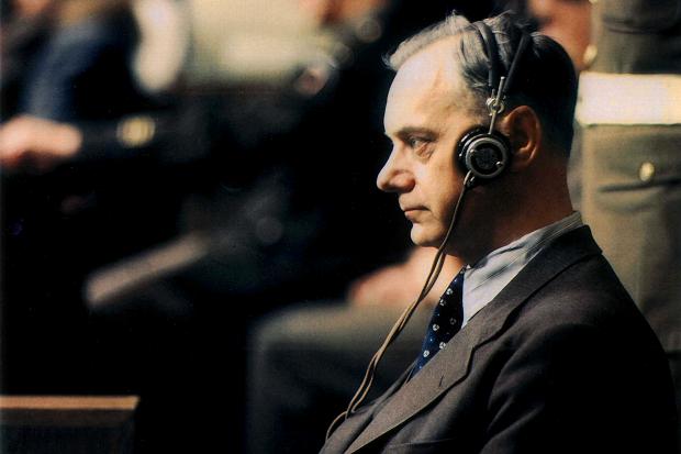 Alfred Rosenberg ante el tribunal de Nurenberg