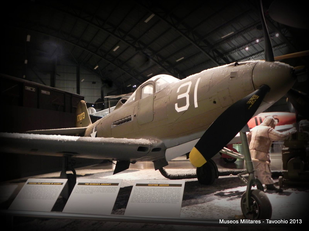 Bell P-39 Airacobra en el museo en Dayton