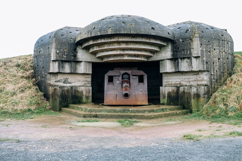 Bunker Nº 3 con cañón de 150 mm