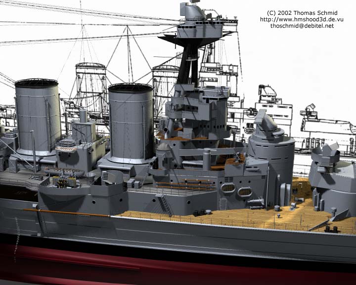 Maqueta del HMS Hood