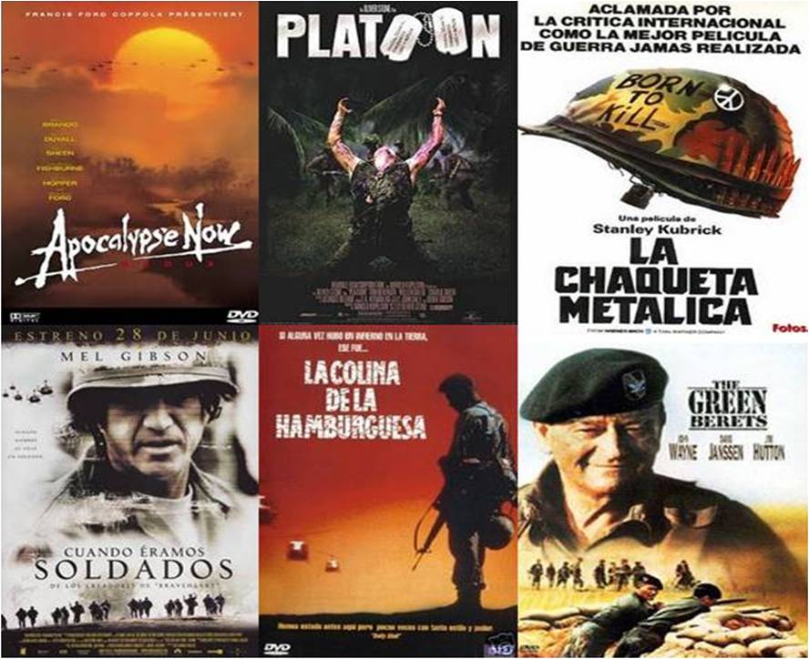 Carteles de películas sobre la guerra de Vietnam