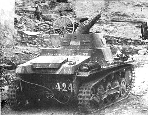 Panzer I Ausf.A., en la Guerra Civil Española, 1936-1939