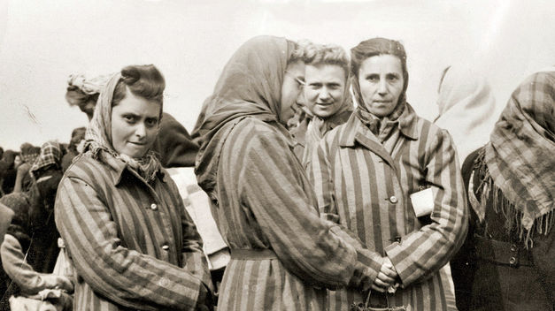 Mujeres prisioneras del campo de concentracion de Ravensbrück