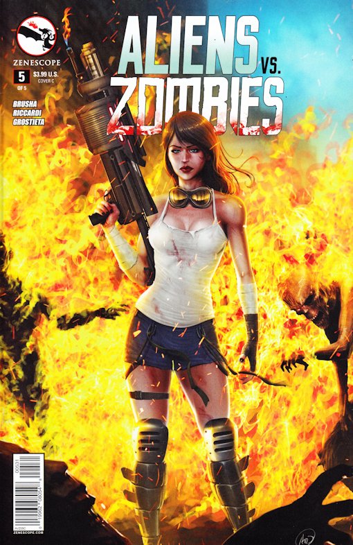 Aliens Vs Zombies #1-5 (2015) Complete