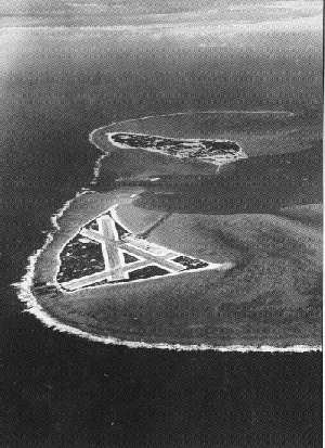 Vista aérea de la isla de Midway