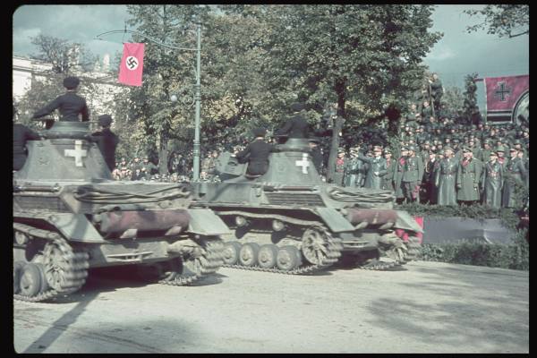 Desfile de la victoria en Varsovia, octubre de 1939