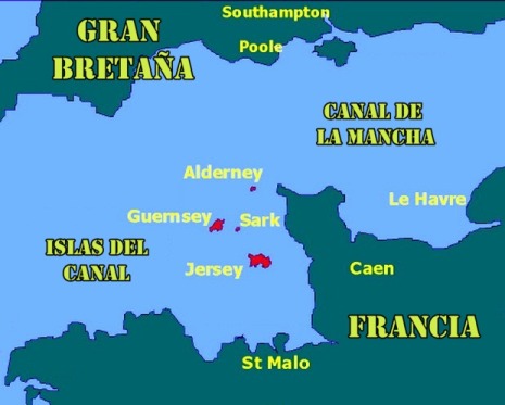 Mapa de situación de las islas