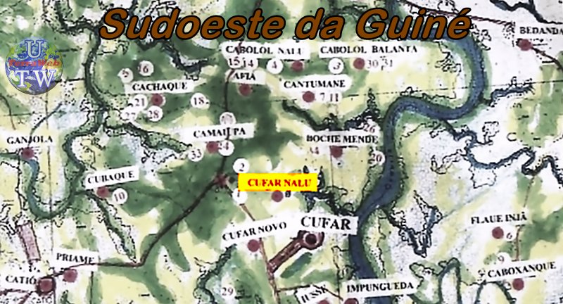 Guerra Guine Batalha Cufar Nalu mapa