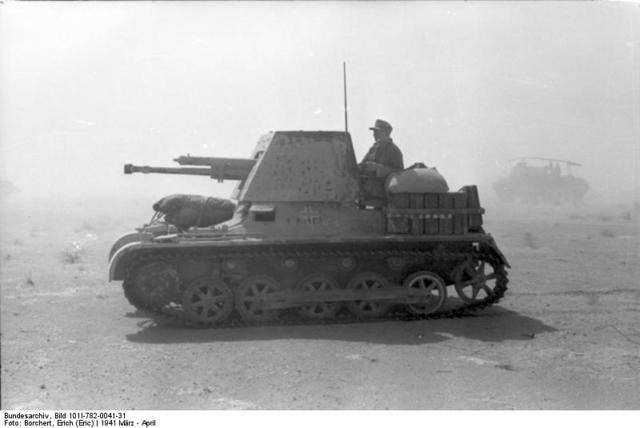 Panzerjäger I, como los que empleó el Abteilung 605