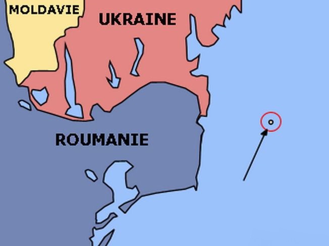 Mapa con la situación de Ostriv