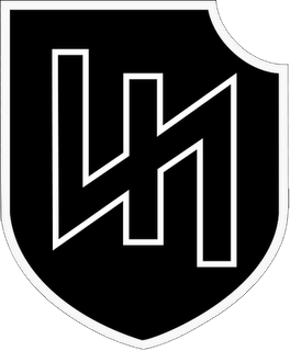 Runa Wolfsangel horizontal, símbolo de la División