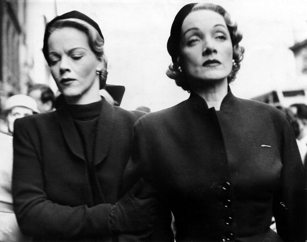 Marlene Dietrich y su hija Maria Riva