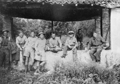 Soldados neozelandeses poco después de su llegada a Creta. Mayo 1941