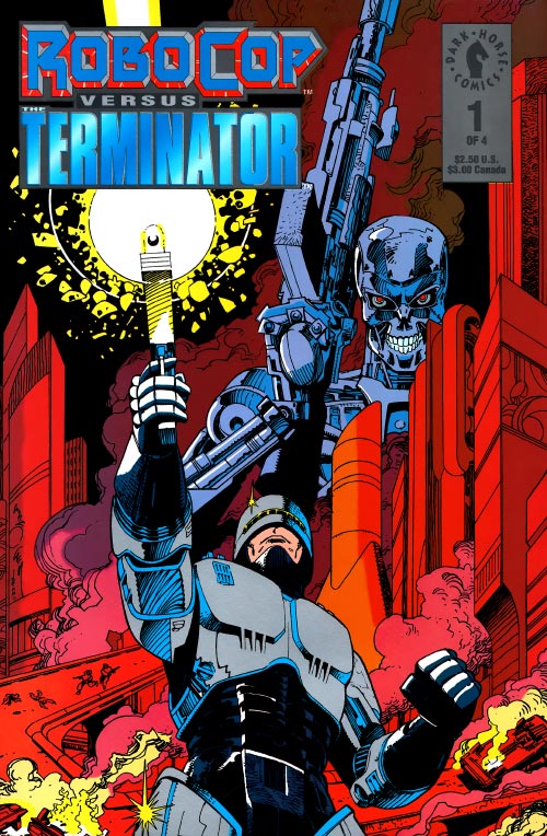 Robocop Versus The Terminator #1-4 (1992) Complete