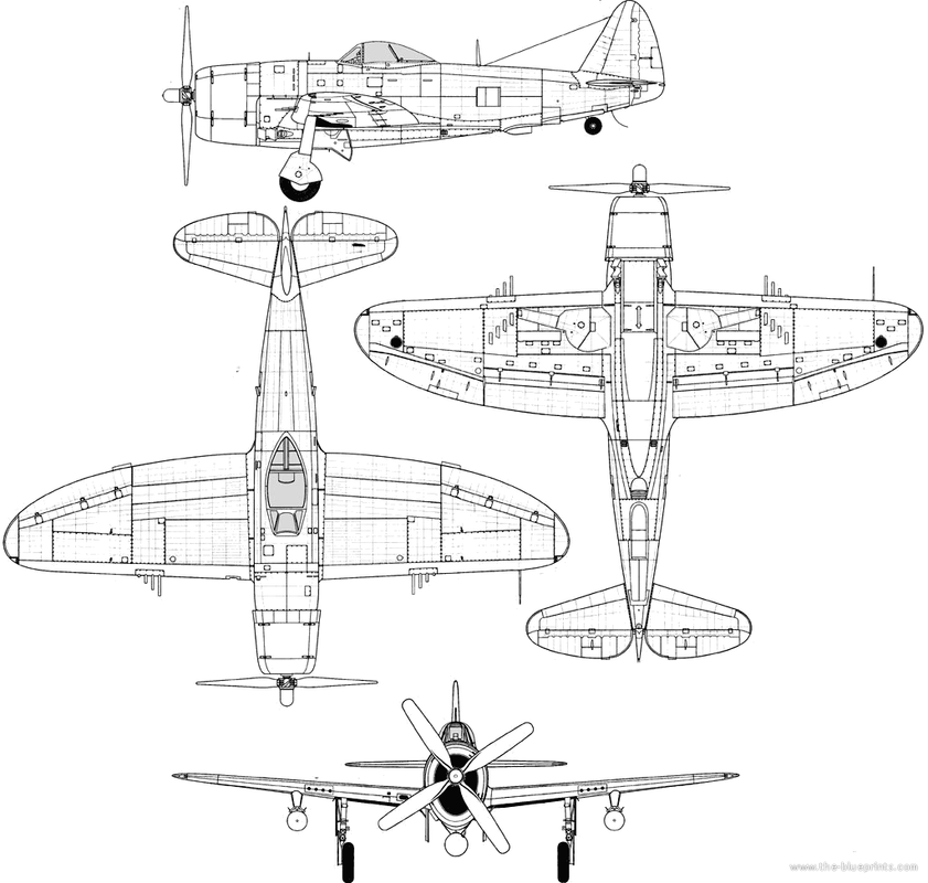 Perfil de Republic P-47D Thunderbolt