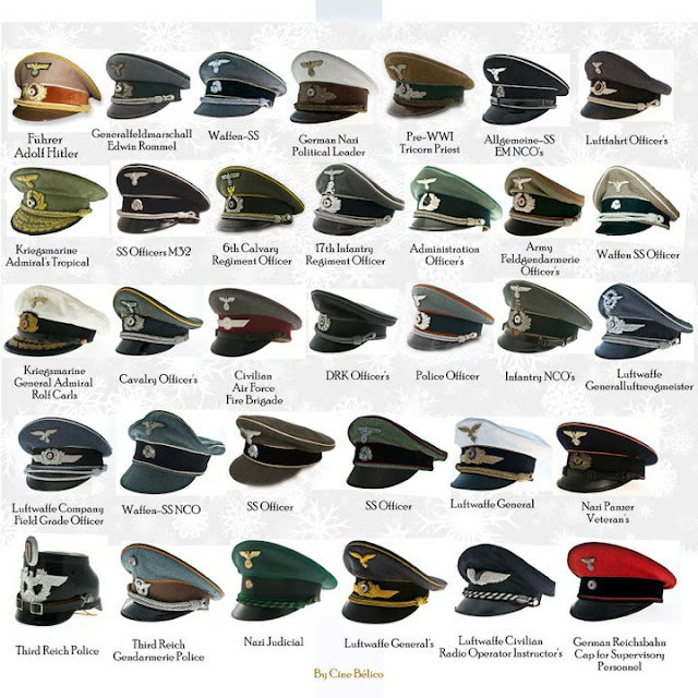 Gorras de las fuerzas armadas alemanas