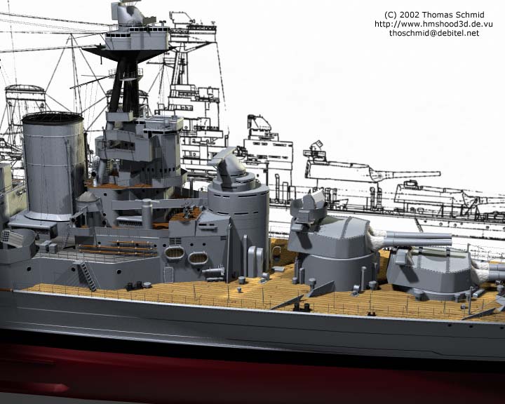 Maqueta del HMS Hood