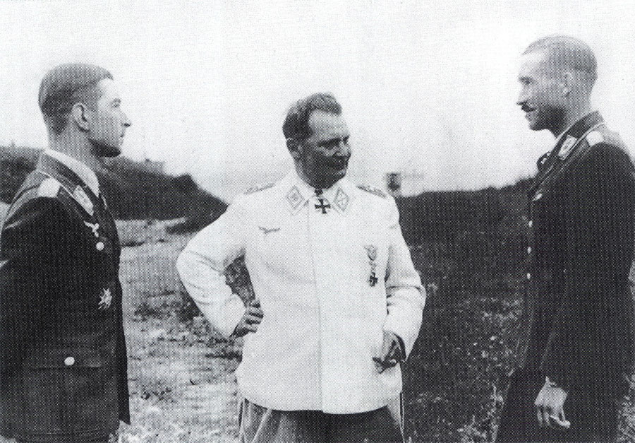 Mölders, Göring y Galland