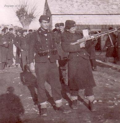 Soldados Ustasha en Bosnia