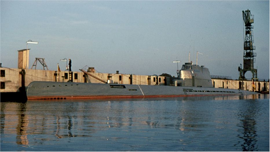 U-boot Wilhelm Bauer - anteriormente U2540 Tipo XXI conservado como museo en Bremerhaven, Alemania