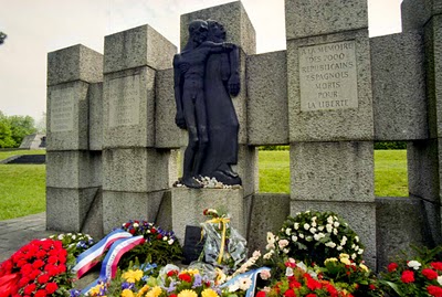Monumento conmemorativo de los republicanos españoles muertos en Mauthausen, situado en  Mauthausen