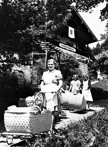Orfanato en Baviera parte del programa Lebensborn el 12 de junio de 1945, justo después de que llegaran las fuerzas aliadas