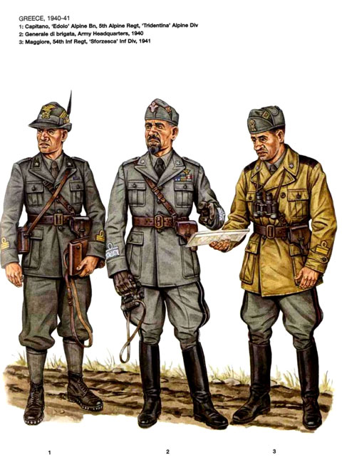 Uniformes del Ejército italiano