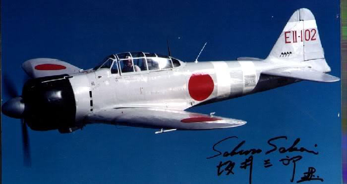 Réplica del Zero de Saburo Sakai, actualmente en estado de vuelo