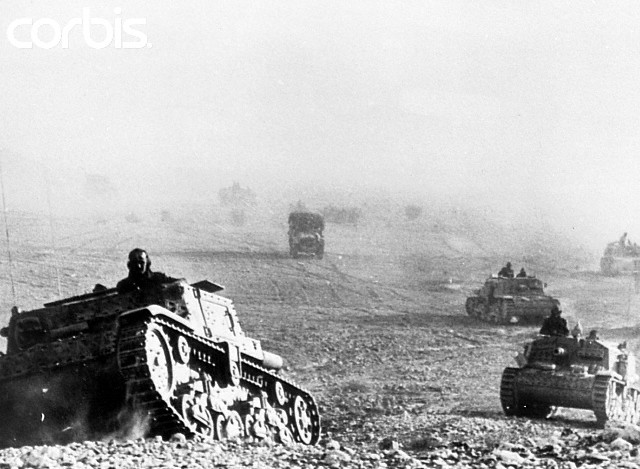 División Ariete en Libia el 25 de Abril de 1942