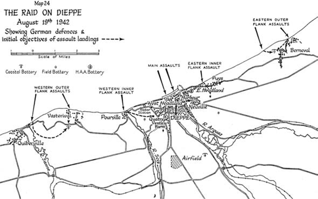 La incursión en Dieppe