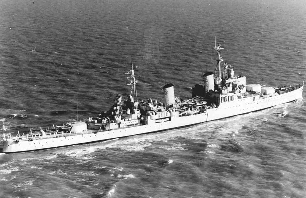 El Crucero HMS Liverpool