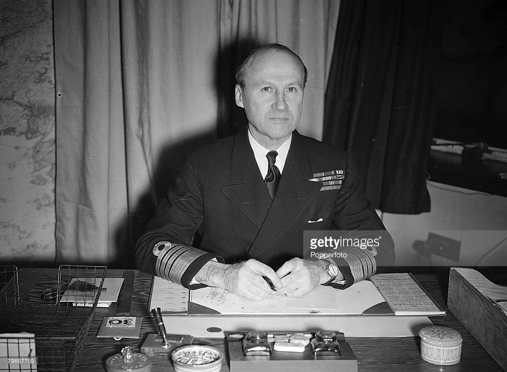 Sir Admiral Bertram Ramsay en 1943