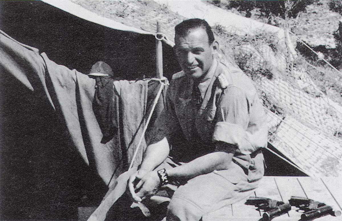 Heinz Bar en Túnez, abril de 1943