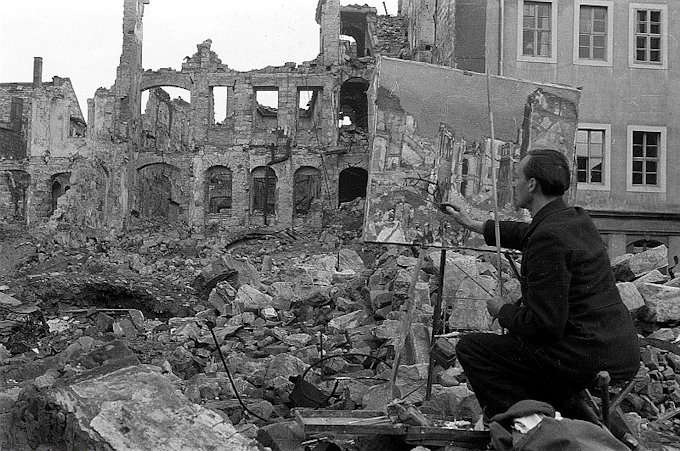 Reanudación de la vida cultural entre las ruinas de Dresde