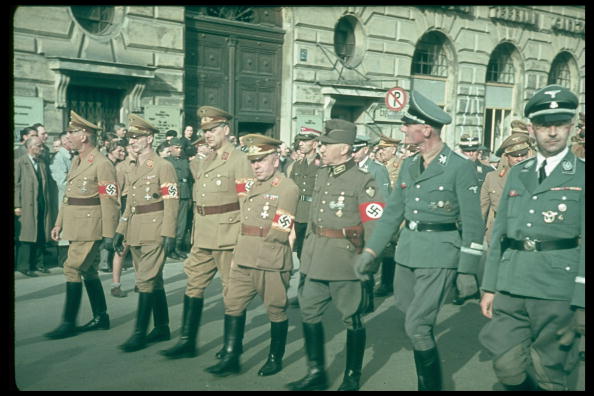 Rosenberg en el funeral de estado de Adolf Wagner, 27 de abril de 1944
